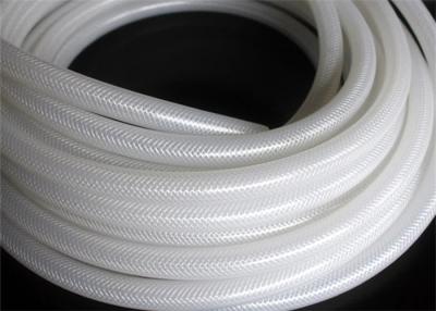 China Fiber Braided Reinforced Silicone Hose / Medical Grade Braided Flexible Hose for sale