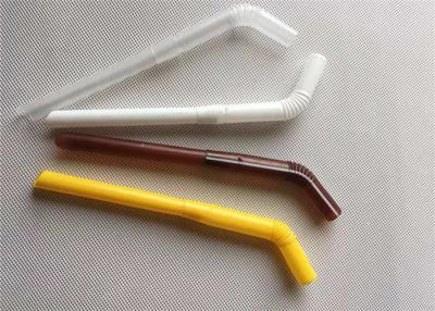 Chine Pailles en plastique flexibles de polypropylène de taille faite sur commande colorée de pailles à boire à vendre