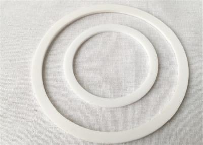 Chine Garniture plate ronde blanche de cachetage de Ptfe de garniture de PTFE pour le matériel de transmission à vendre