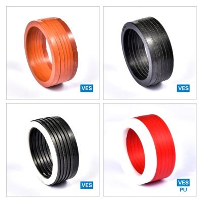 China Oil Resistance ROD Seals VES/VES PU For Oil And Gas Industries for sale