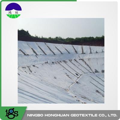 China Geotêxtil não tecido 350GSM do filamento do ANIMAL DE ESTIMAÇÃO/PP branco para a estabilização da estrada à venda