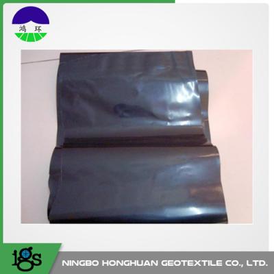 China 0.05mm Waterproof HDPE Geotextile Liner / Geomembrane Liner Black For Mining Liners for sale