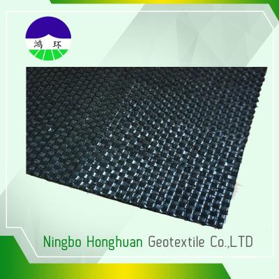 China 140kn / 98kn Woven Geotextile Fabric ,  Road Construction Geotextile Driveway Fabric for sale