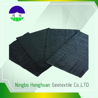 China Filme reciclada/do Virgin geotêxtil da tela tecida dos Pp 160kn da separação para o projeto da estrada de ferro à venda