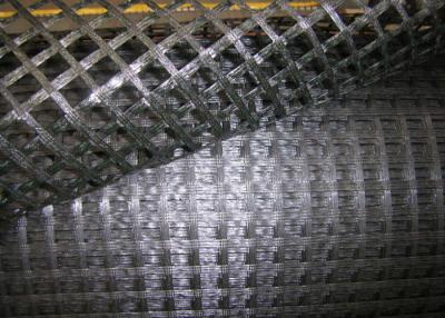 China Tensile Strength Glass Fiber Geogrid For Railway Foundation , Grey for sale