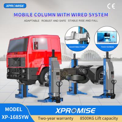 China Elevación movible del camión de la carretilla elevadora resistente de la columna de 18.739 libras para el equipo de vehículo en venta