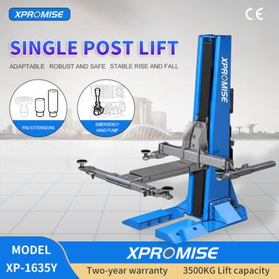 China Work Shop Single Post Lift Movable Safe Vehicle Lift Equipment for sale