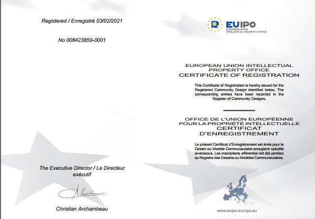 Patent Certificate - KING DA PLASTIC ELECTRONIC LTD