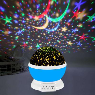 China DC 12V LED Projector Night Light , 4 AAA battery Projection Night Lamp CE approval for sale