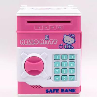 China Automatic Roll ABS Money Piggy Bank 500g 19*13.5*13cm For Children for sale