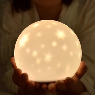 China ABS Silicone Night Light Ball Rechargeable with ROHS certificate for sale
