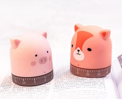 China Countdown Cute Kitchen Timer , 72g Animal Kitchen Timer 7*7*8cm for sale