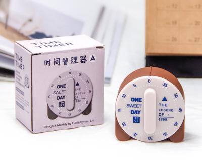 China Personalized Timeline Indoor Mechanical Timer 7.5cm Reduce Time Anxiety for sale