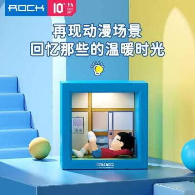 China 122x122mm ABS PVC Photo Frame Night Light For Room for sale