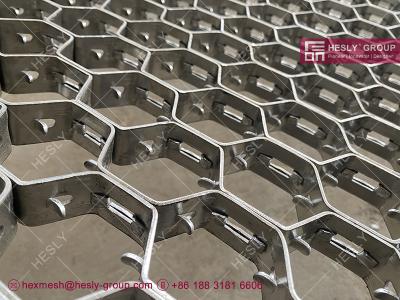 China Stainless Steel 304H Hex Mesh for Cyclones Lining | 3/4