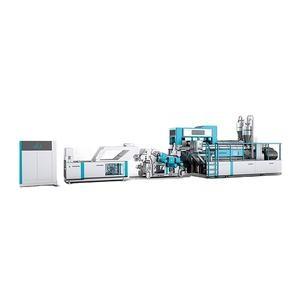China Three Layers Plastic Production Line Cling Film Making Machine Automatic Stretch Film Making Machinery for sale
