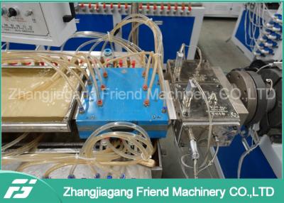 China Double Screw PVC Ceiling Panel Extrusion Line For Profile Low Energy Consumption for sale