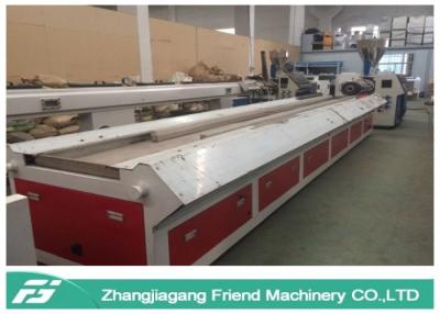 China Powder Material Wood Plastic Composite Extrusion Machine Conical Twin Screw Extruder for sale