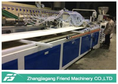 China cadena de producción del tablero de la anchura WPC de 900m m con la operación fácil material de la resina del PVC en venta