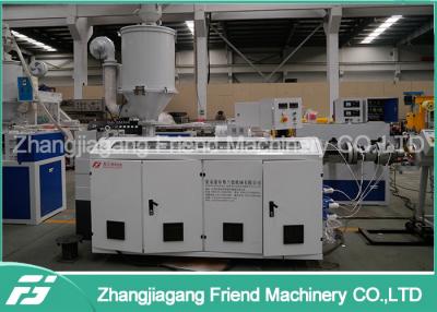 China 250MM Pe Pvc Hdpe Plastic Pipe Extrusion Machine 100-250kg/H Capacity for sale