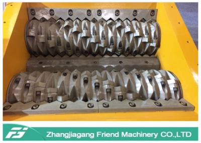 Китай 2 ротора определяют шредер вала, резиновую повторно используя пластиковую машину шредера продается