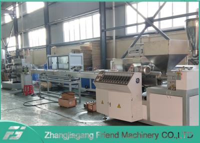 China Single Screw Artificial Rattan WPC Profile Extrusion Line for sale