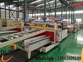 China CE  PVC Powder No Deformation WPC Extruder 1240mm Board Width for sale