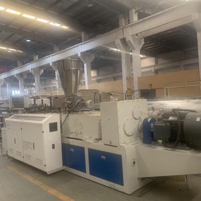 China 150kg/H Twin Screw Upvc WPC Profile Extrusion Line eco friendly for sale