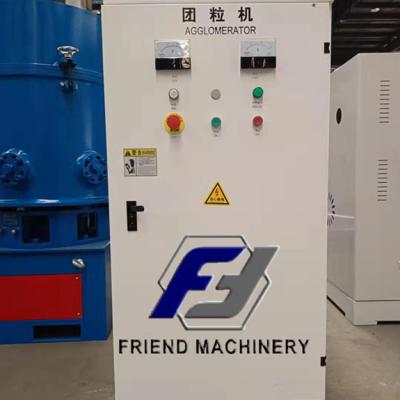 China 500kg/H PP PE Plastic Agglomerator Machine 300L Volume for sale