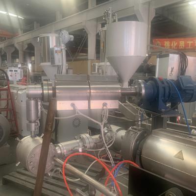 China Dünne Wand SJ65 landwirtschaftliche PET Tropfenfänger-Rohr-Maschinen-breiter Wasserkanal zu verkaufen