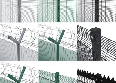 China Airport 358 Security Fence Mesh 2000-6000mm Hot Dipped Galvanized for sale