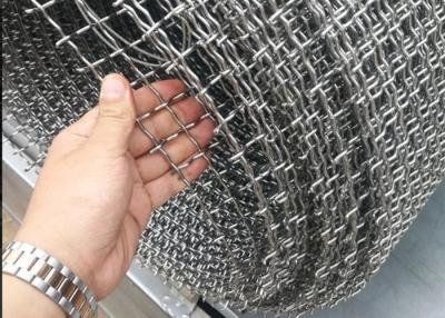 China Locked Crimped Ss 304 Wire Mesh 40 Micron , 0.8mm-12.7mm Architectural Mesh Screen for sale