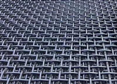 China 13 Mm Stainless Steel Crimped Wire Mesh Rock Screen 1-24mesh Square Hole for sale