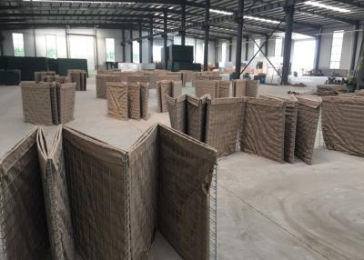 China Square Defense Bastion , Welded Mesh 0.3mm Military Sand Wall for sale