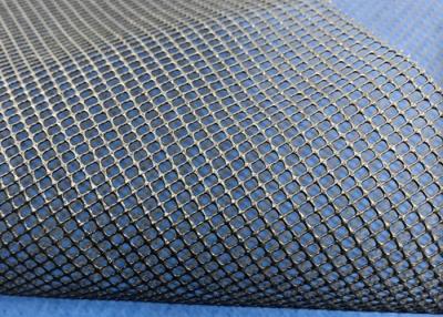 China Window Steel Wire Mining Stainless Diamond Mesh Sheets Light Grey 1x1 4 Gauge for sale