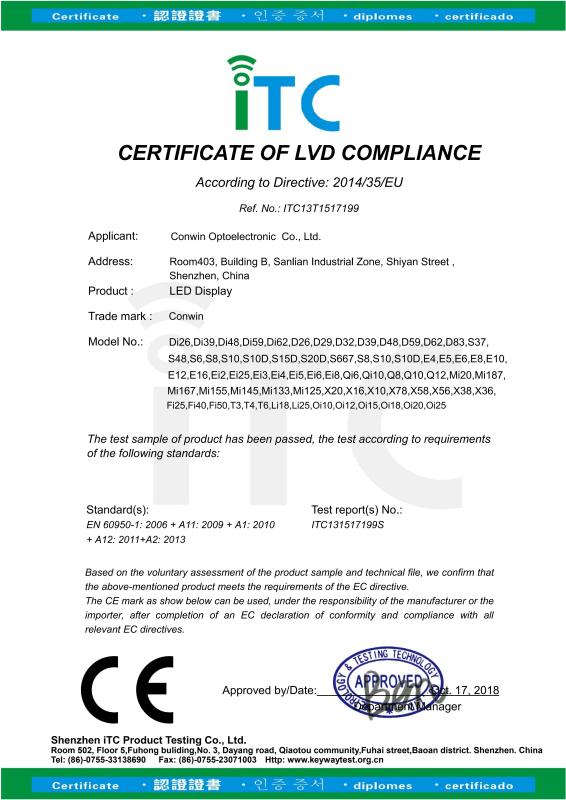 CE-LVD - Conwin Optoelectronic Co., Ltd.