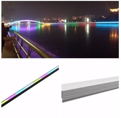 China IP66 impermeable RGBW luz de banda lineal LED DMX512 Control SMD5050 en venta