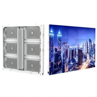 China Ahorro de energía LED exterior fijo Panfletos publicitarios LED pantalla de pared de vídeo en venta