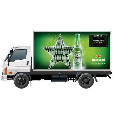 China Outdoor Digital Sign Board Mobile Truck LED Screen Full Color P4.8 P6 P8 Truck Advertising LED Display Screen à venda