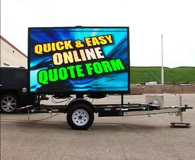 China LED Outdoor Truck LED mobile advertising LED Trailer Display Screen à venda