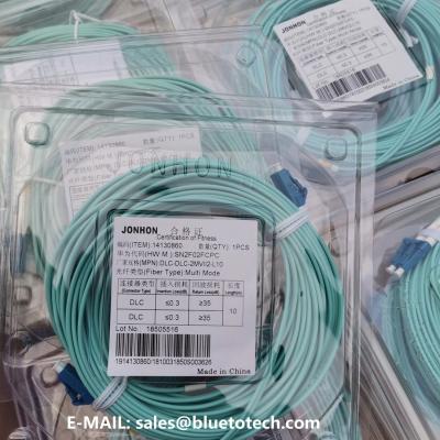 China Modo multi Aqua Color del duplex JONHON Huawei del cordón de remiendo de la fibra óptica de JONHON Huawei LC-LC OM3 de la fibra del cable con varios modos de funcionamiento del remiendo en venta