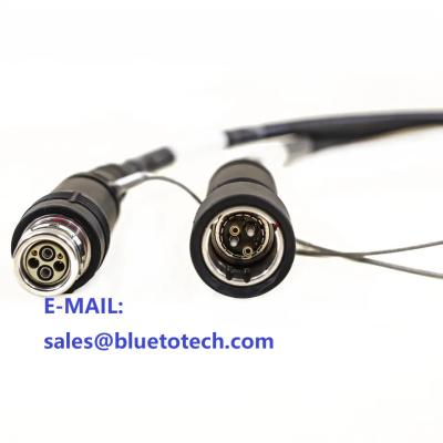 China 3K93C 2 Fiber 2 Power Electric Hybrid Cable Outdoor Fiber Optic Hybrid Patch Cord for sale