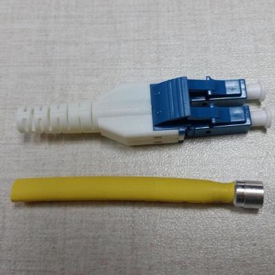 China Conector Uniboot de fibra óptica LC, conector LC de fibra monomodo 0.9mm en venta