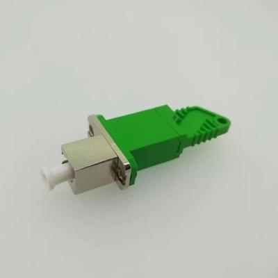 China E2000 APC To LC Fiber Optic Adapters Single Model Green For Data Communication Network for sale