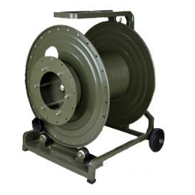 China Anti Corrosive Tactical Fiber Optic Cable Reel , Cable Storage Reel With Hole for sale