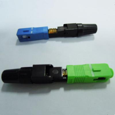中国 組込み型繊維光学のコネクターSC/APC SC/UPCの光ファイバーの速いSMのコネクター 販売のため