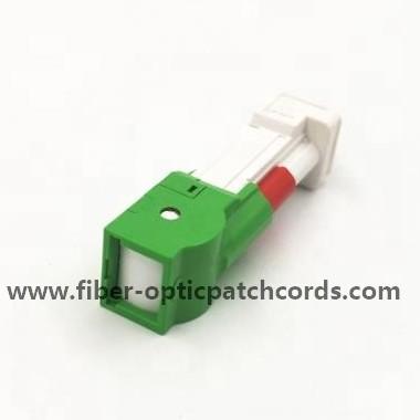 China Fiber Optical Single Mode SC Auto Shutter Simplex Connector ROHS Standard for sale