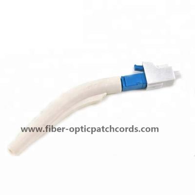 China Fiber Optic Pre - Assembly Fiber Optic Cable Connector LC 45 Degree Angle Boot Connector 3.0mm for sale