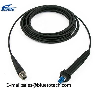 China 360 Degree Boot AARC LC NSN Fiber Optic Patch Cable for sale