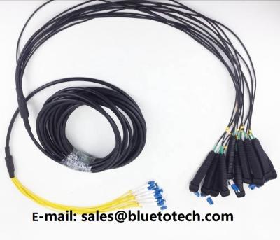 China Verbindungsstücke wasserdichtes FTTA im Freien LC Nokia-LWL - Kabel 24cores LC zum LC-Faser-Optikverbindungskabel zu verkaufen